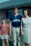 Lillian with her sons: Mark, left, and Jonathan.