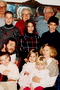 Lillian and Dana's families hold a cousins party each year. Pictured is the 1989 gathering.  Back row (l. to r.): Fran, Lillian, Lowell, Jonathan. Middle row (l. to r.): Cathy, Rachael, Chad, Abby, Ben, Lia, and Dana. Front row: Mark, Joshua, Dana Mae, Julia, Dana, and Kim.