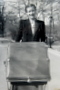 Lillian in Central Park with her son Jonathan in the stroller. New York City 1951.